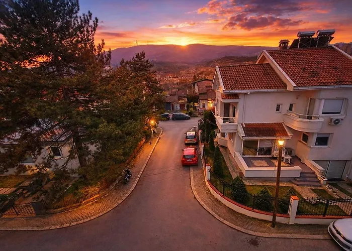 Sunny Duplex With Vodno View And Tour Guide Host 스코페